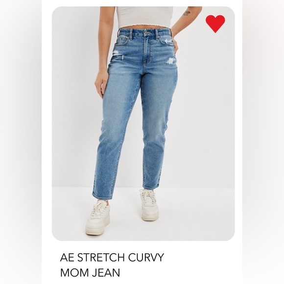 American Eagle Outfitters Denim - American Eagle Stretch Curvy Mom Jean